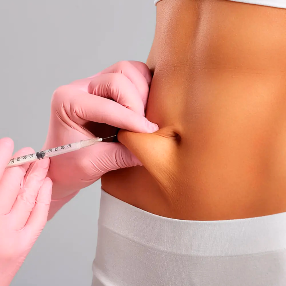 Antes e depois da Mesoterapia 