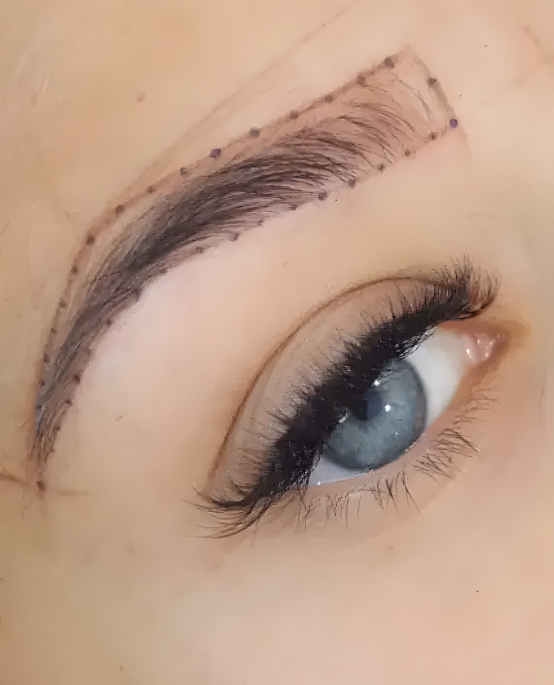 Antes — Micropigmentación de cejas