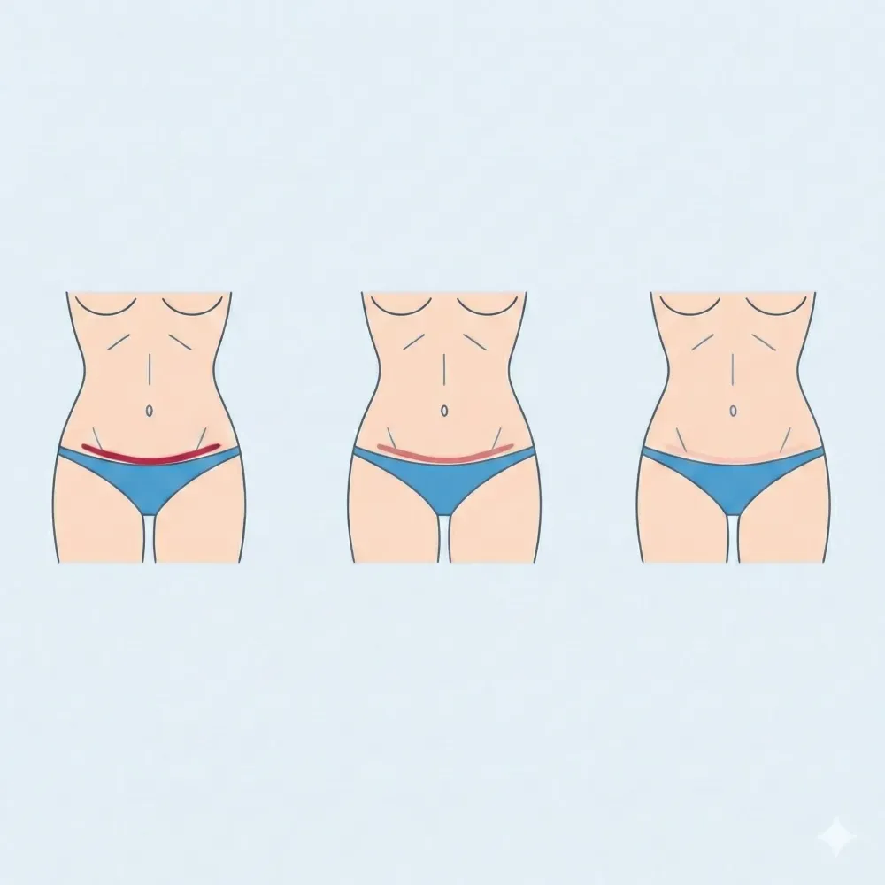 Cicatriz de abdominoplastia: cuidados e situações reais
